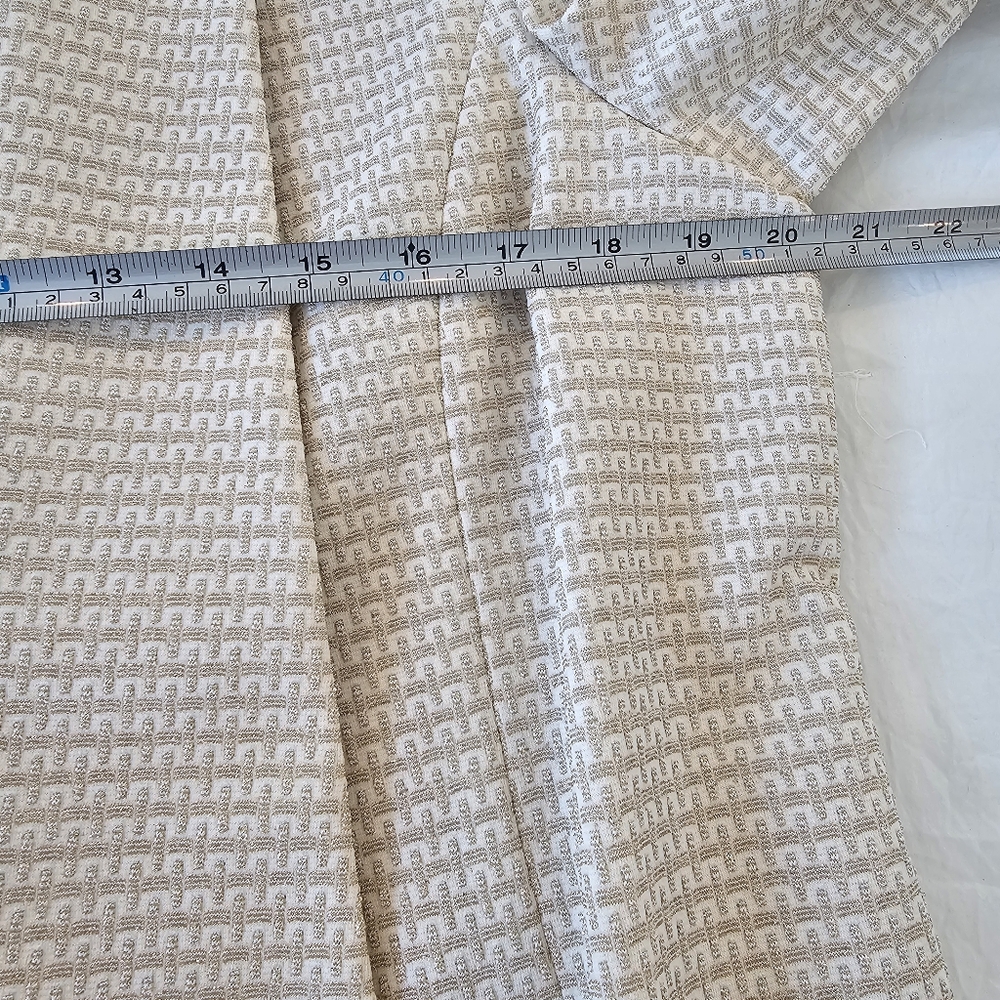 KASPER Women's Gold/Metallic Textured Jacket/ Pencil Skirt Set SZ 14p - Picture 9 of 10